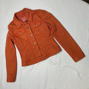 Orange S. Oliver Denim Jacket - Size 36